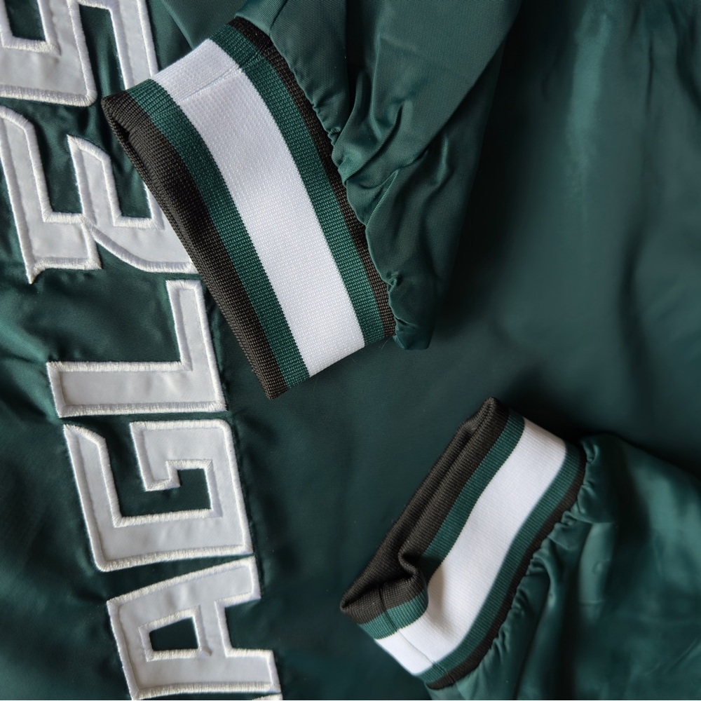 Starter Philadelphia eagles jacket pullover windb… - image 12
